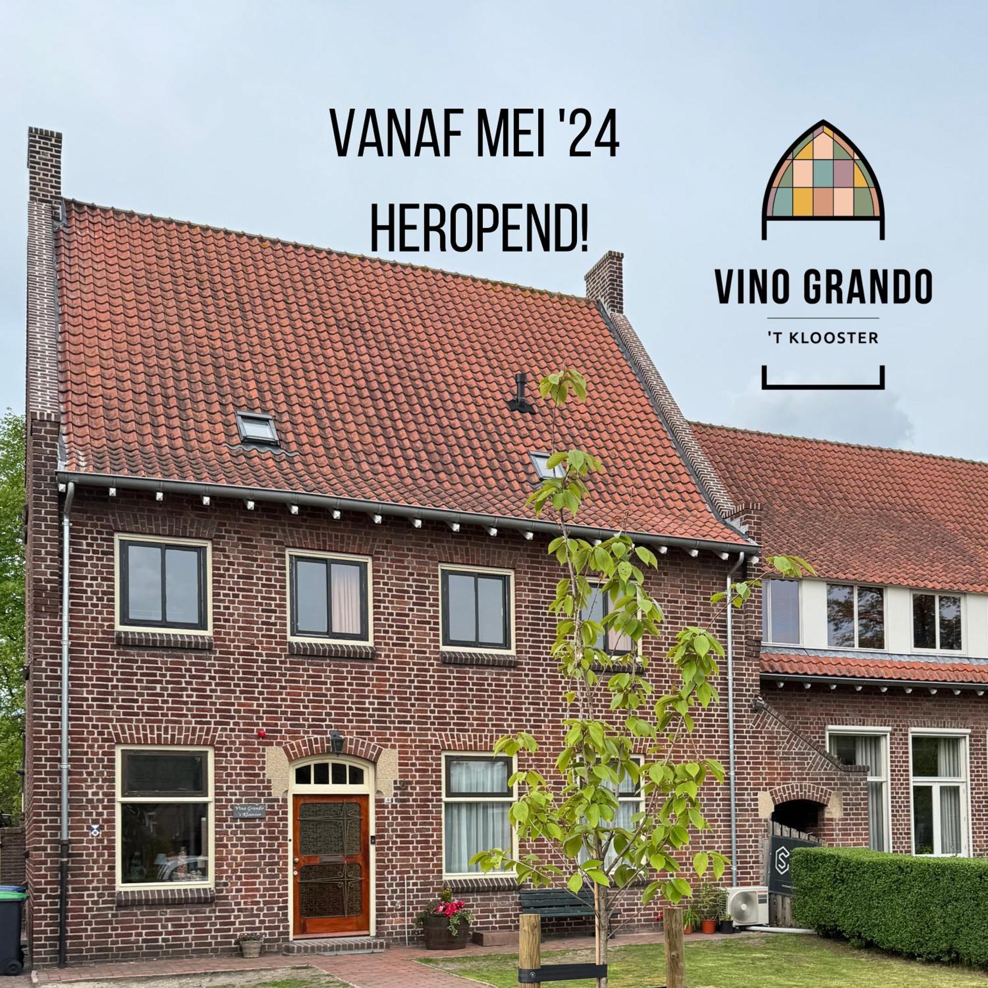 Vino Grando 'T Klooster Bed and Breakfast Odiliapeel Exteriör bild